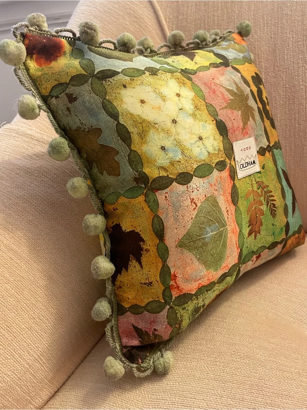 Todd Oldham Vintage 1994 Decorative Pillow